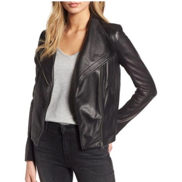REVOLVE x Trouvé 100% Leather Jacket - Picture 1 of 11